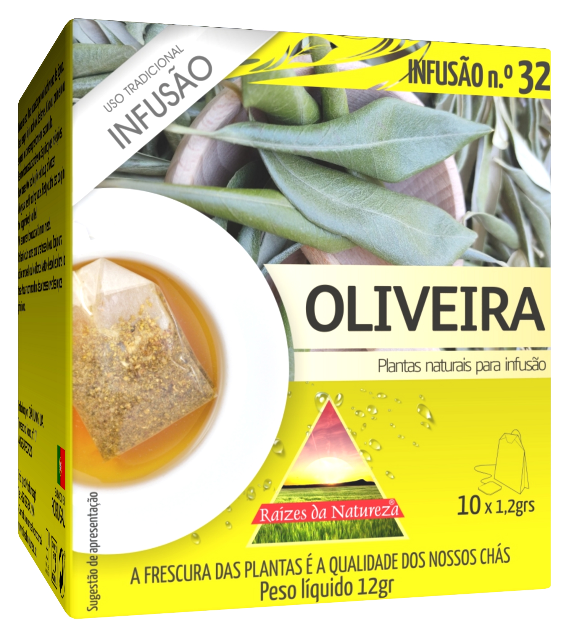32 oliveira RDN Infusão Oliveira Raízes da Natureza - 10 saquetas x 1,5g - Image 1