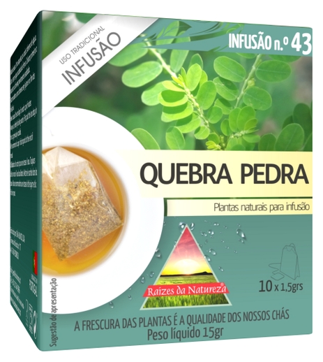 43-quebra-pedra-infusao Infusão Quebra Pedra Raizes da Natureza - 10 saquetas x 1,5g - Image 1