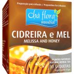 Infusão Cidreira e Mel Chá Flora Mundial - 10 saquetas x 1,5g