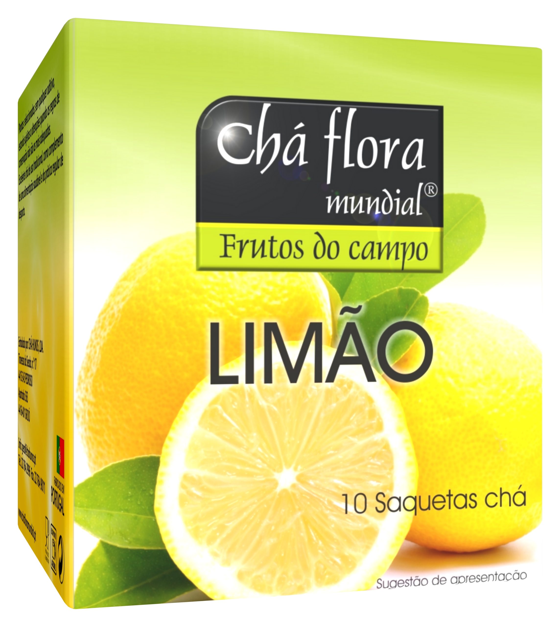 LIMÃO - CHÁ FLORA MUNDIAL Infusão Limão Chá Flora Mundial - 10 saquetas x 1,5g - Image 1